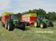 Zwei John Deere 6000er mit Torro Wagen