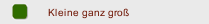 Kleine ganz groß
